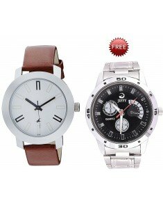 Fastrack Jiffy combo Analog White Dial Men's Watch - 3120SL01